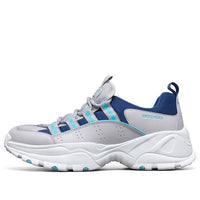 Skechers Kozmiks Running Shoes Blue/Grey/White 888017-GRY