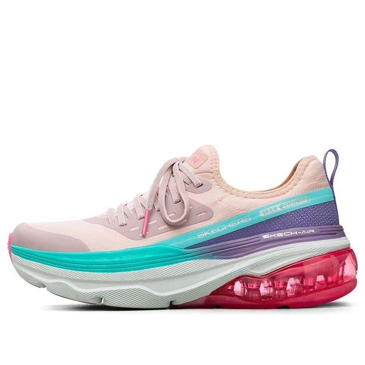 (WMNS) Skechers Max Cushioning Air 'Pink Teal' 128053-MULT
