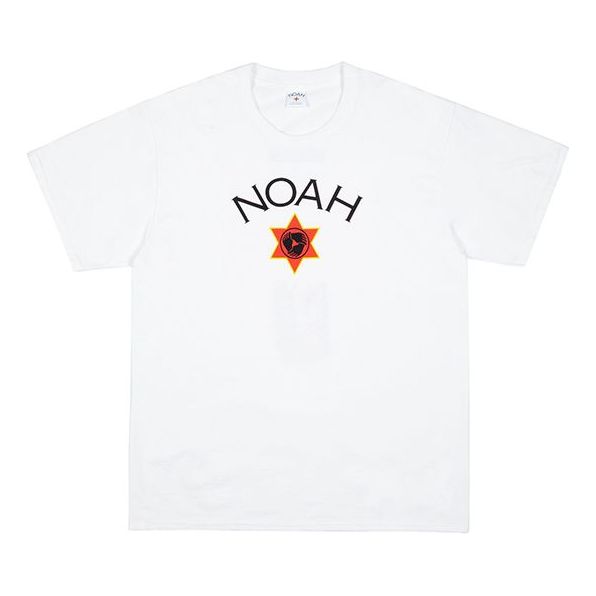 NOAH Nyc Tuff Gong Core Logo Pale White Tee T15FW18WHT