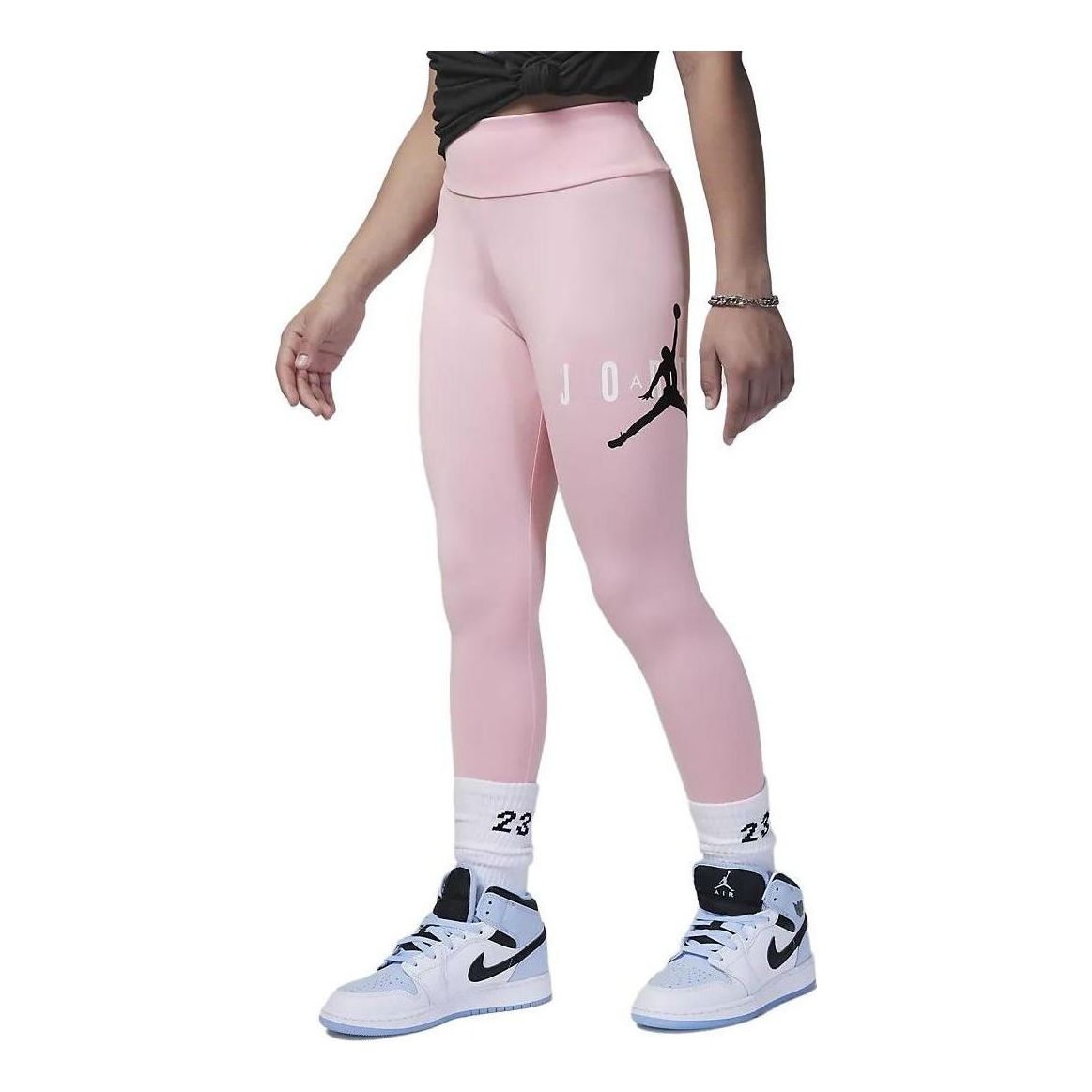 (GS) Air Jordan Jumpman Sustainable Leggings 'Pink' 45B913-A0W