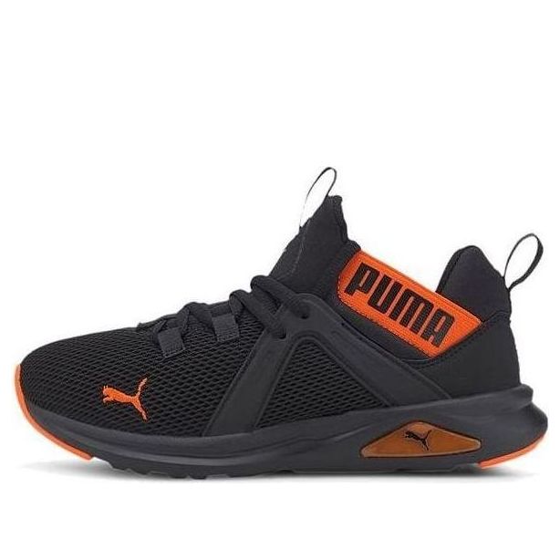 PUMA Enzo 2 Weave Running Shoe Black/Orange 193165-07