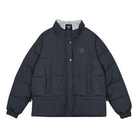 (WMNS) Skechers Lightweight Casual Down Jacket 'Black' L423W092-00W5