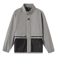 New Balance Athletic Classic Jacket Asia Sizing 'Grey Black' NAA6N013-GR