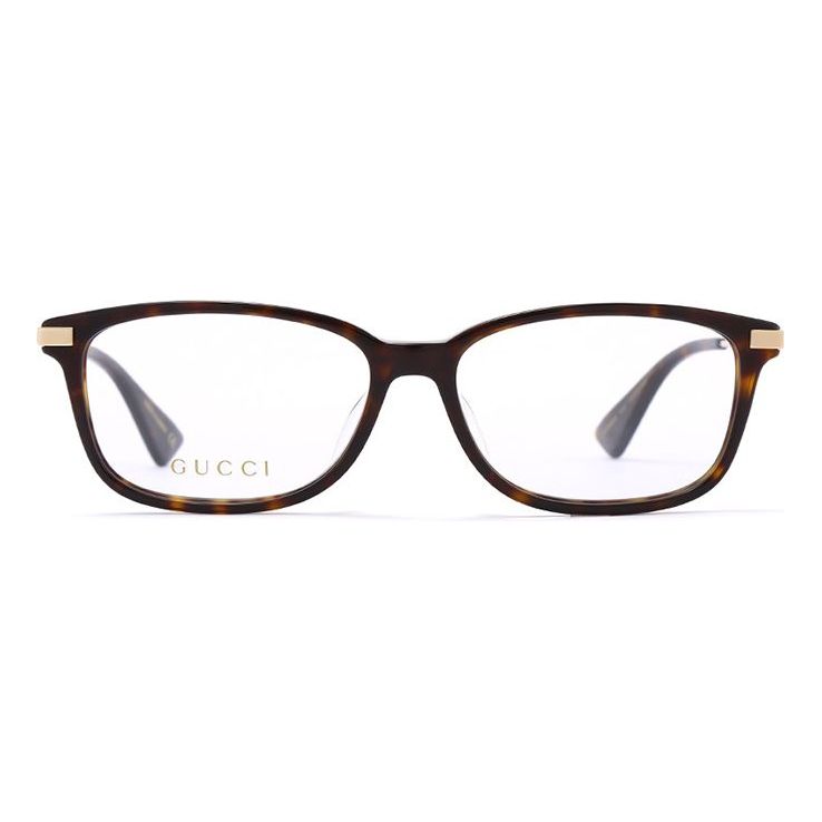 (WMNS) Gucci Brown Square Frame 54 Mm Glasses GG0759OA-002
