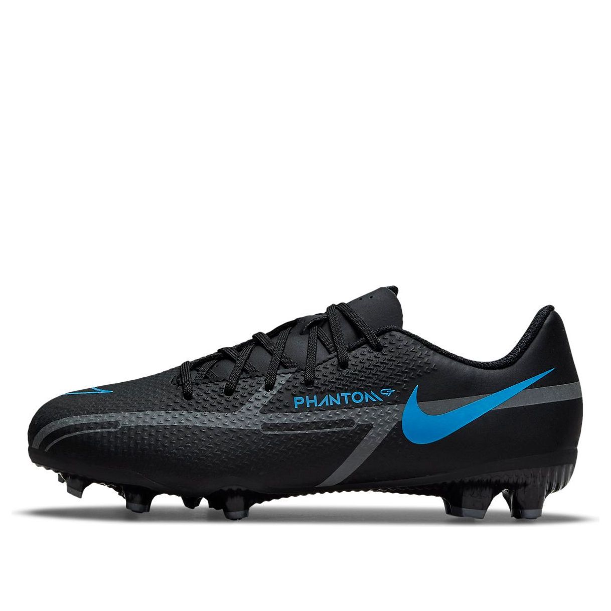 (GS) Nike Jr. Phantom GT2 Academy FG MG 'Black Blue' DC0812-004