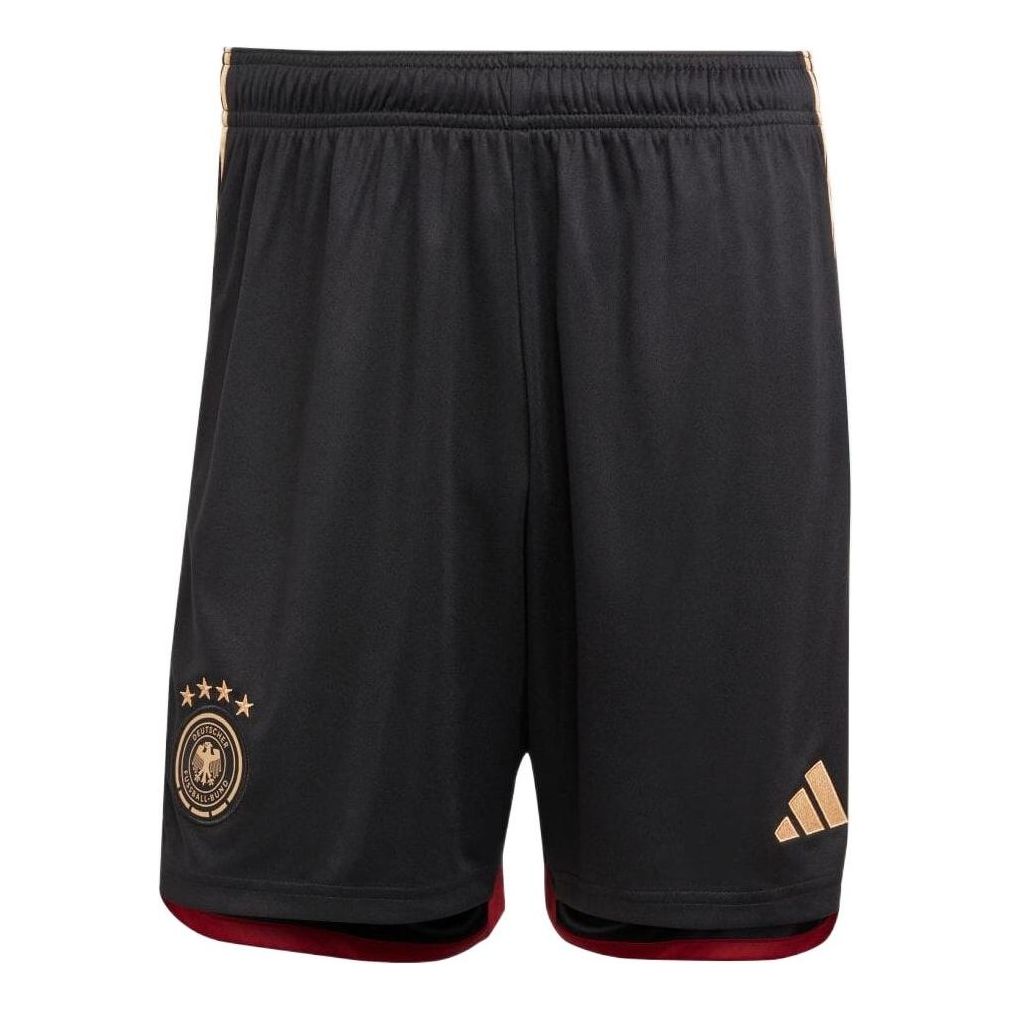 adidas Germany 22 Away Shorts Asia Sizing 'Black' HF1698