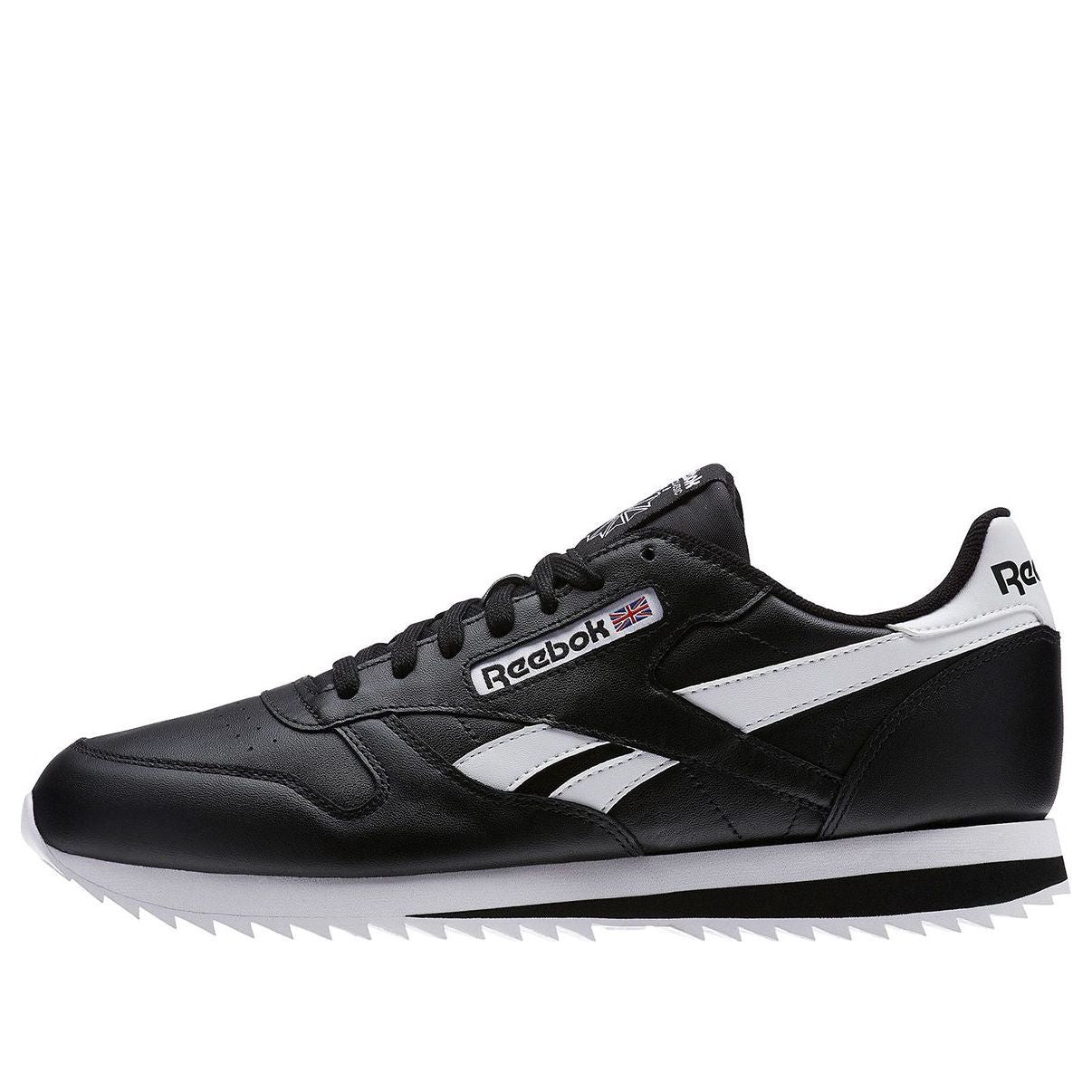 Reebok Classic Leather Ripple Low BP Running Shoes Black BS8298