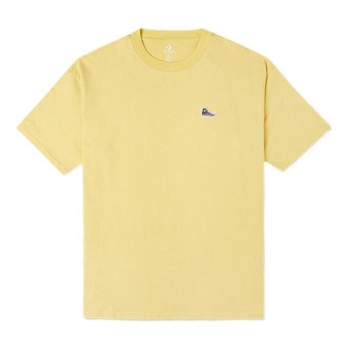 Converse Chuck Taylor Shoe Patch T-Shirt Asia Sizing 'Yellow' 10020931-A15