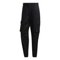 adidas neo Multiple Pockets Sports Cargo Casual Long Pants Black FU1049