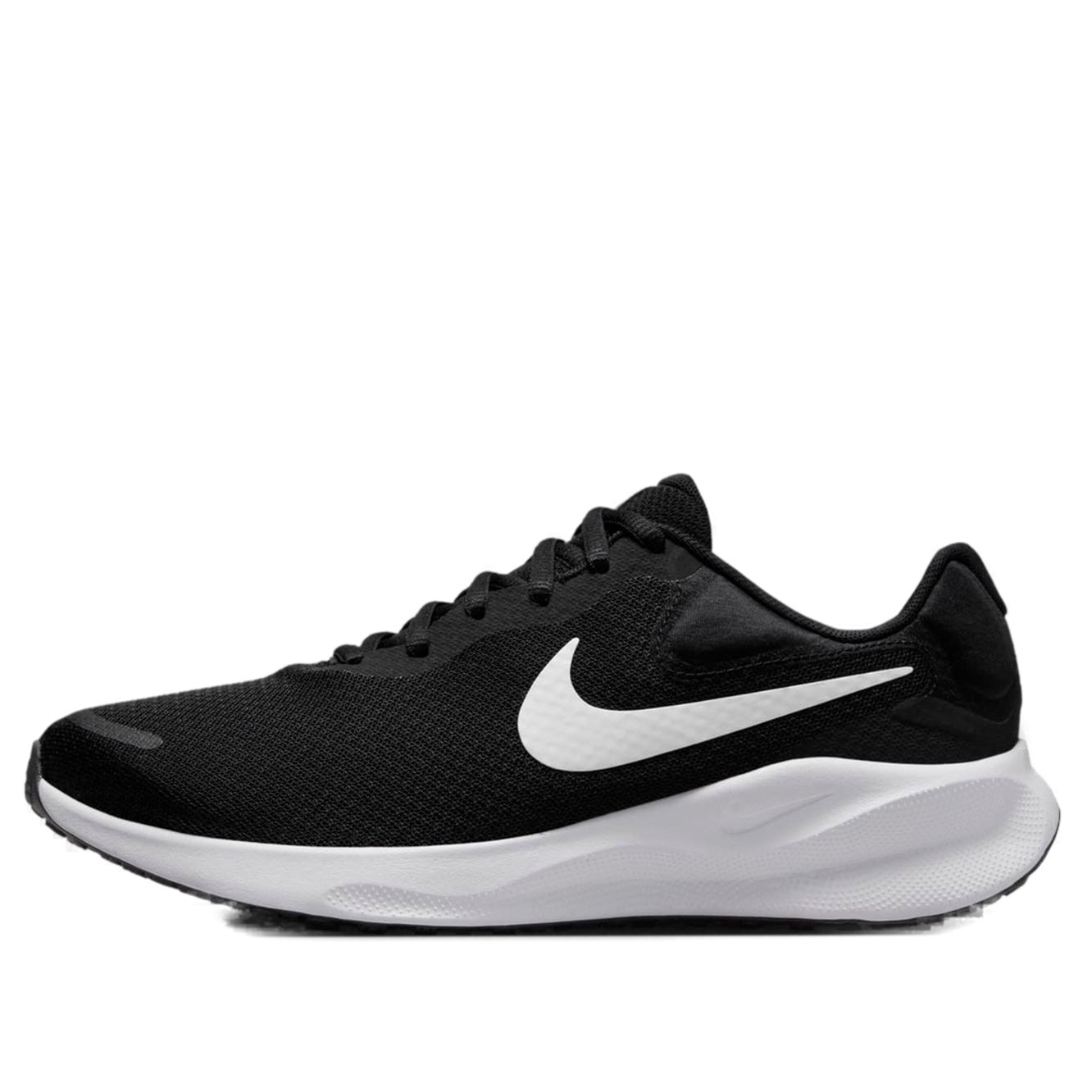 (WMNS) Nike Revolution 7 Wide 'Black White' FZ6829-001