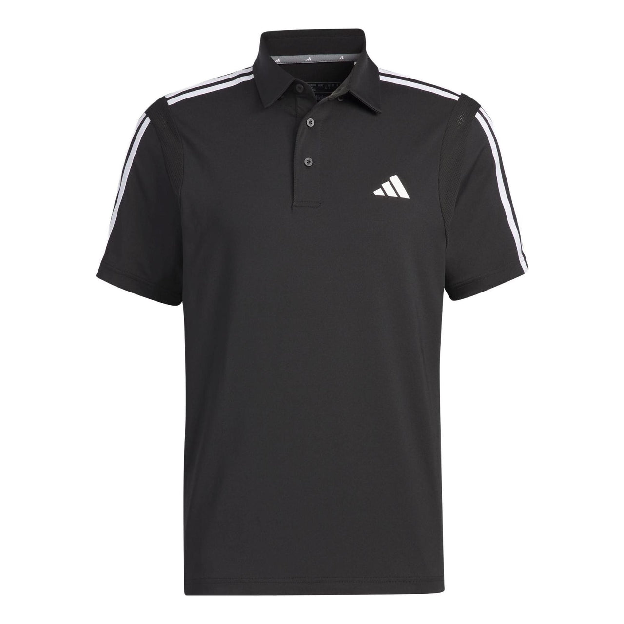 adidas HEAT.RDY 3-Stripe Polo Shirt 'Black White' HY0932