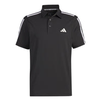 adidas HEAT.RDY 3-Stripe Polo Shirt 'Black White' HY0932