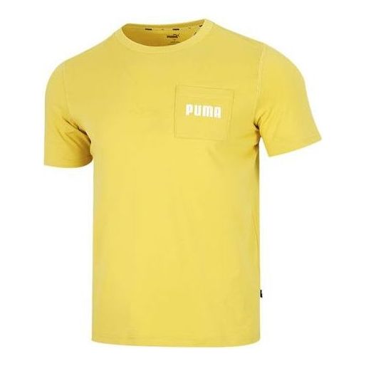 PUMA Modern Basics Pocket Tee 'Yellow' 670933-31