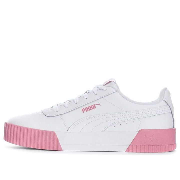 (WMNS) PUMA Carina Leather 'White Pink' 370325-37