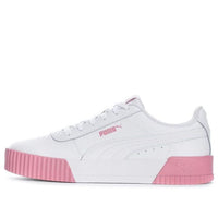 (WMNS) PUMA Carina Leather 'White Pink' 370325-37