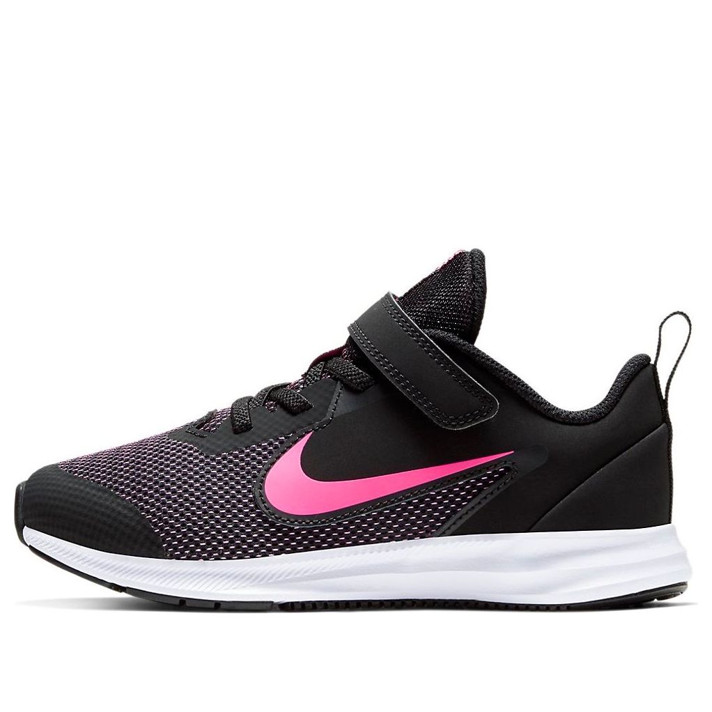 (PS) Nike Downshifter 9 Black/Pink AR4138-003