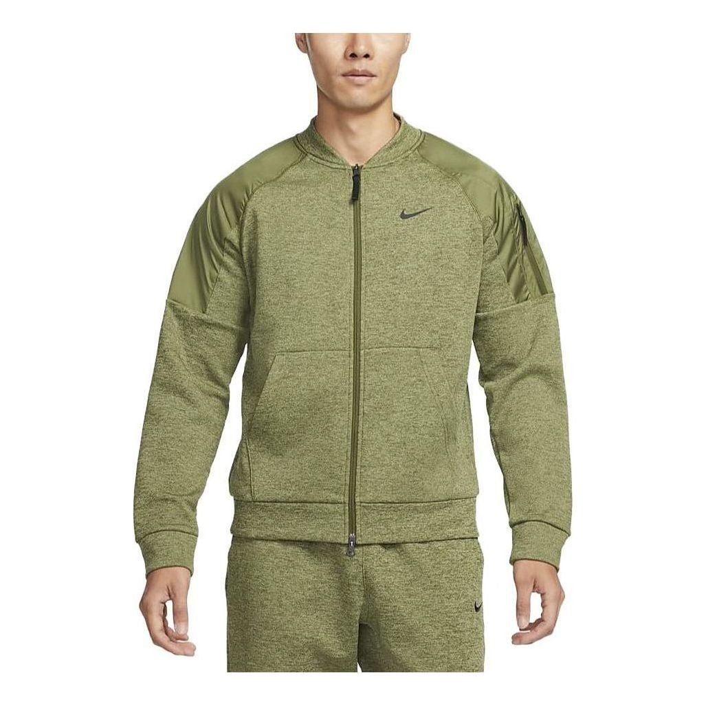 Nike Therma-FIT Training Full-Zip Bomber Jacket 'Rough Green' DQ4852-326
