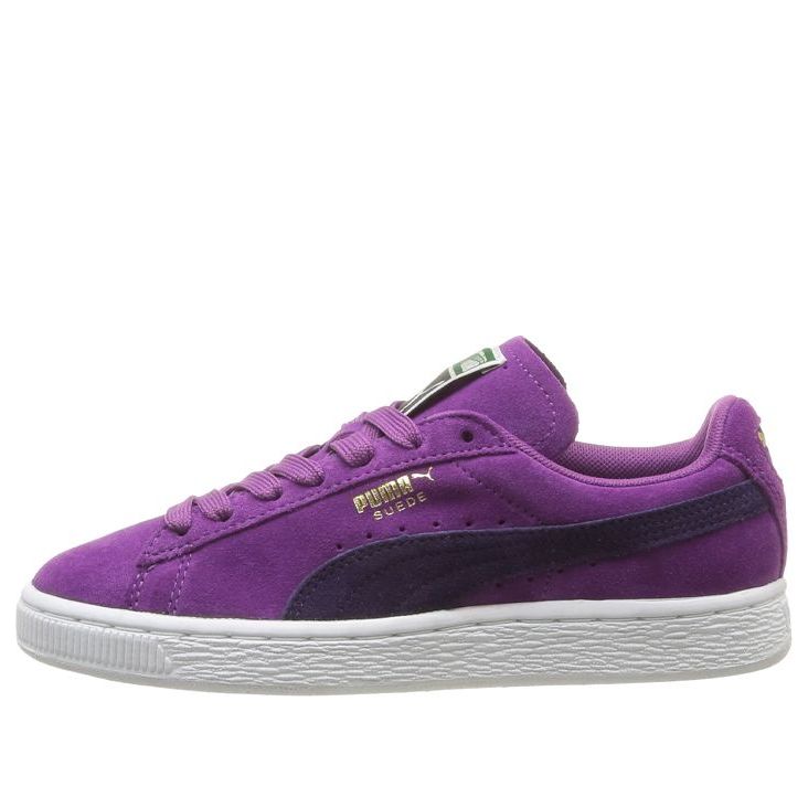 (WMNS) PUMA Suede Classic Shoes Purple/Black 355462-03