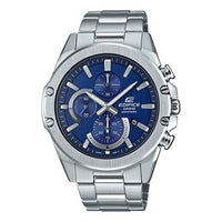 CASIO EDIFICE Stainless Steel Strap Blue Watch Dial Mens Blue Analog EFR-S567D-2A