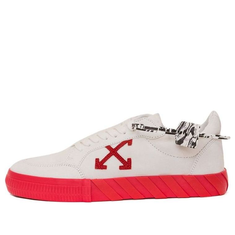 Off-White Vulcanized Low 'White Red' OMIA085F20LEA0050125