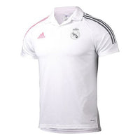 adidas Real Madrid 20-21 Season Sports Training Polo Shirt White FQ7858