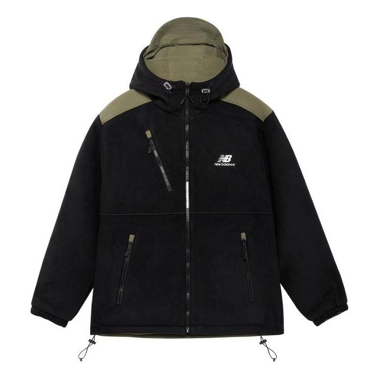 New Balance Logo Reversible Jacket Asia Sizing 'Black' AMJ23317-BK