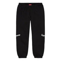Supreme Color Blocked Sweatpants 'Black White' SUP-SS20-363