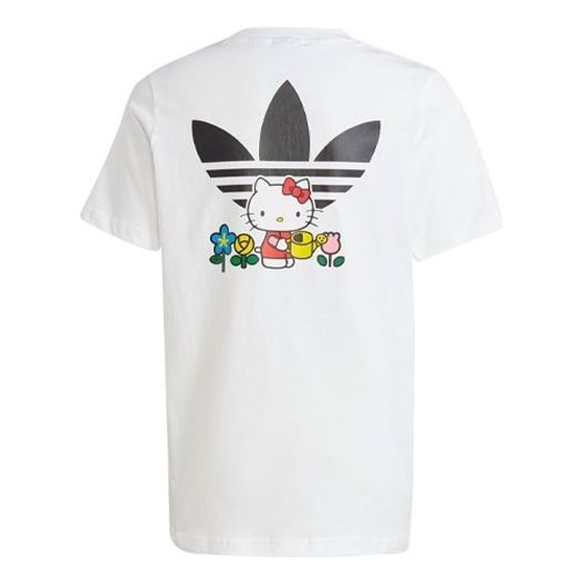(GS) adidas Originals x Hello Kitty SST Tee 'White' IM2256