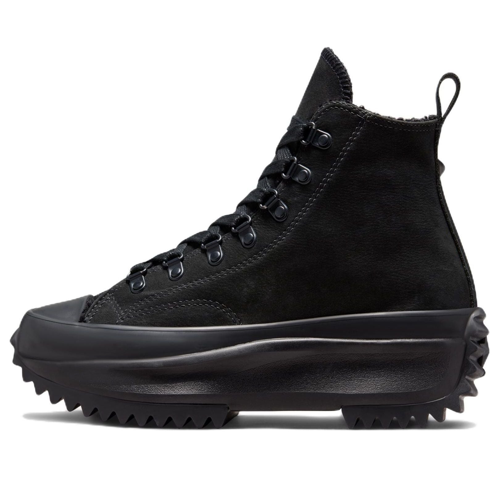 Converse Run Star Hike High 'Triple Black Sherpa' 173096C