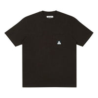 PALACE Patch Pocket T-Shirt Black Basic Triangle Short Sleeve Unisex P19ES117