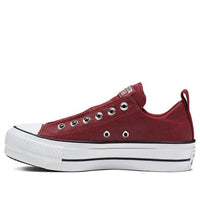 (WMNS) Converse Chuck Taylor All Star Final Frontier Platform Slip Thick Sole 'Red White' 565239C