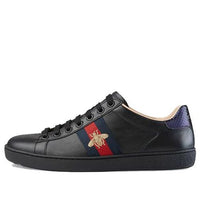 (WMNS) Gucci Ace Embroidered Low 'Black' 431942-A38G0-1284