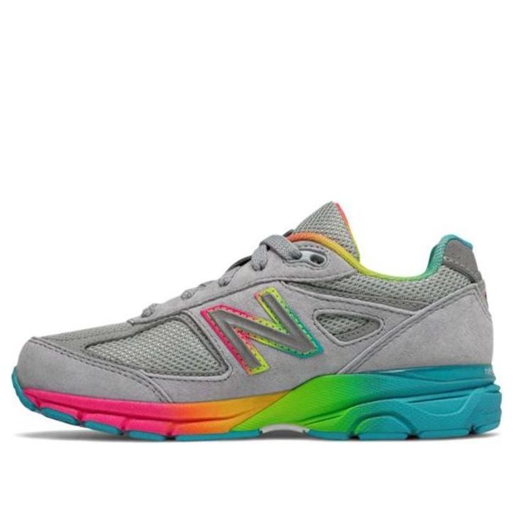 (GS) New Balance 990v4 'Grey Rainbow' KJ990O4G