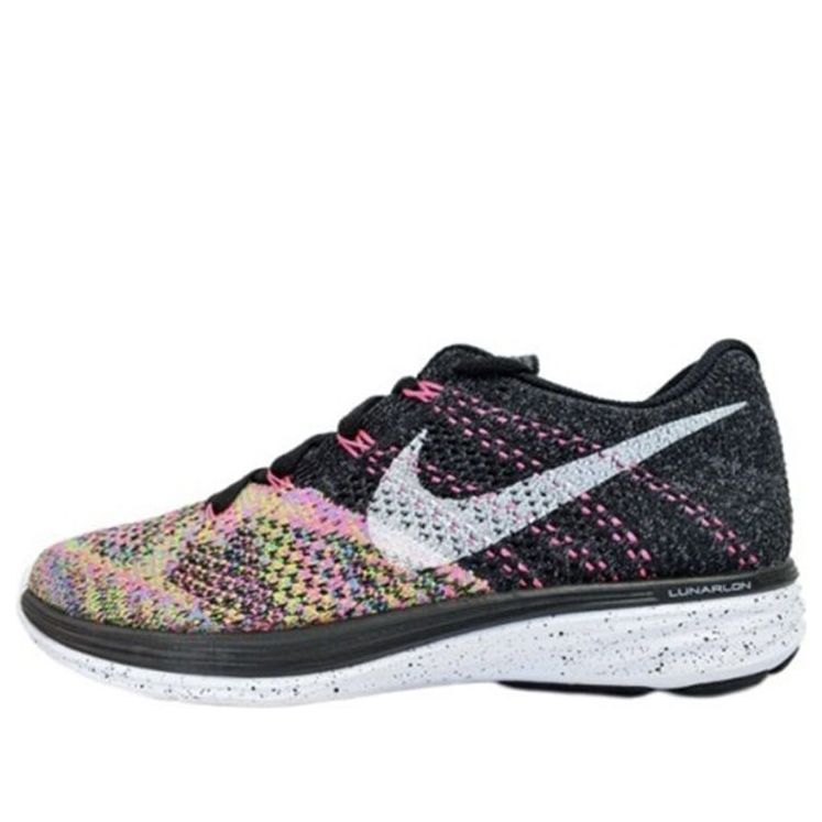 (WMNS) Nike Flyknit Lunar 3 'Pink Pow' 698182-003