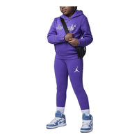 (GS) Air Jordan Take Flight Shine Legging Set 'Purple' 35C804-P44