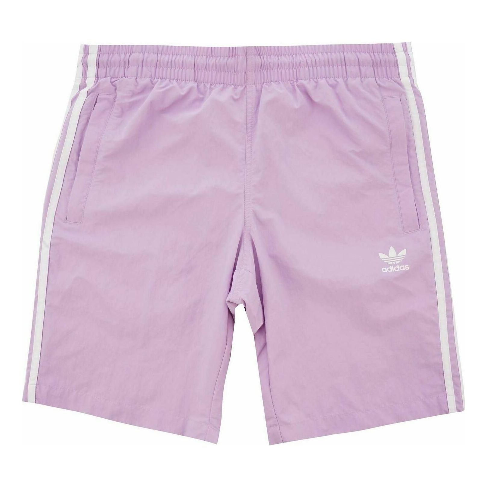 Men's adidas originals Stripe Brand Logo Straight Shorts Pink DV1584