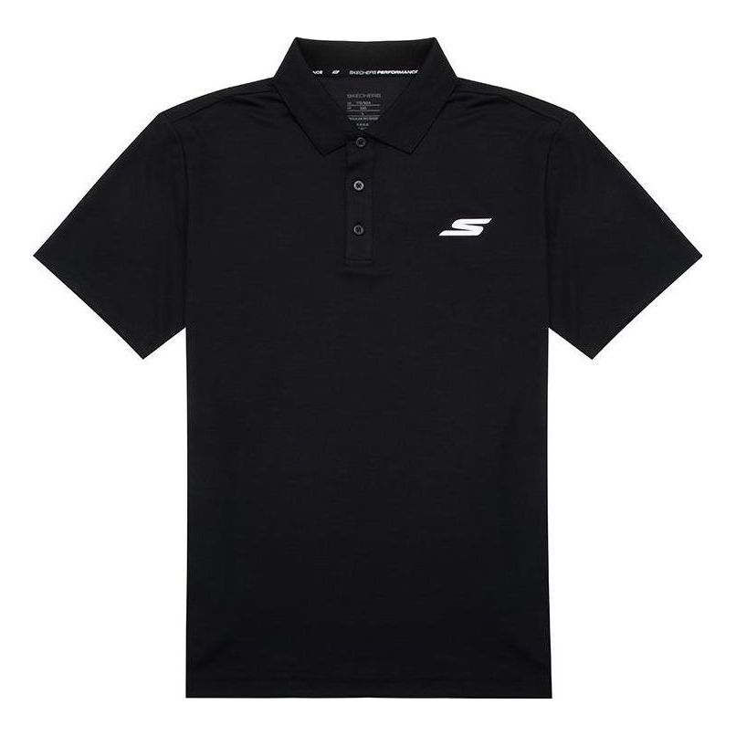 Skechers Classic Logo Polo Shirt 'Black White' P122M053-0018