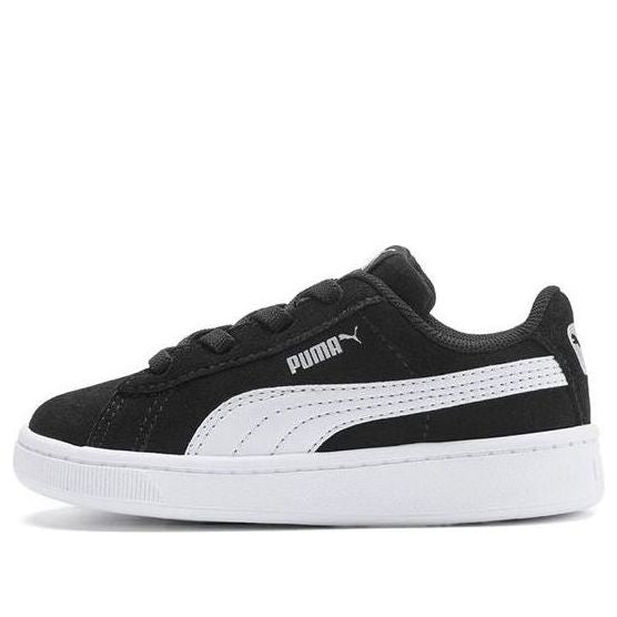 (TD) PUMA Vikky v2 Suede 'Black White' 370516-01