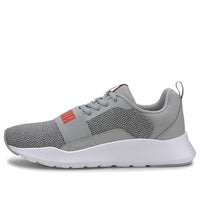 (GS) PUMA Wired Knit Low Top Running Shoes White/Grey 367381-10