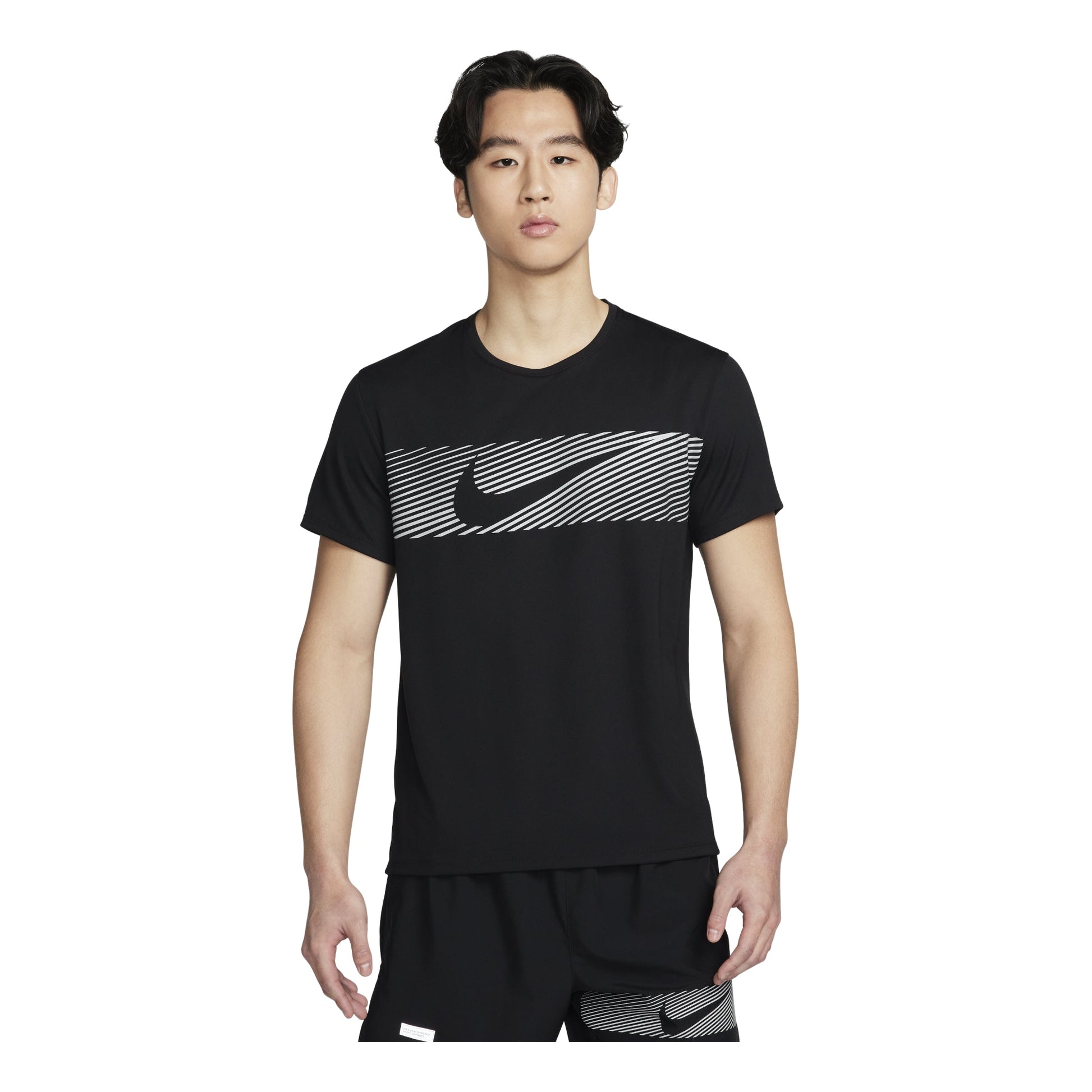 Nike Miler Flash Dri-FIT UV T-Shirt 'Black' FN3052-010