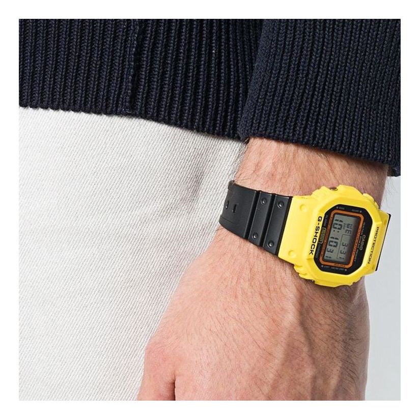 CASIO G-Shock Square 'Black Yellow' DW-5600TB-1