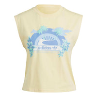 (WMNS) adidas Island Club Sleeveless Graphic Tee 'Yellow' IT8150