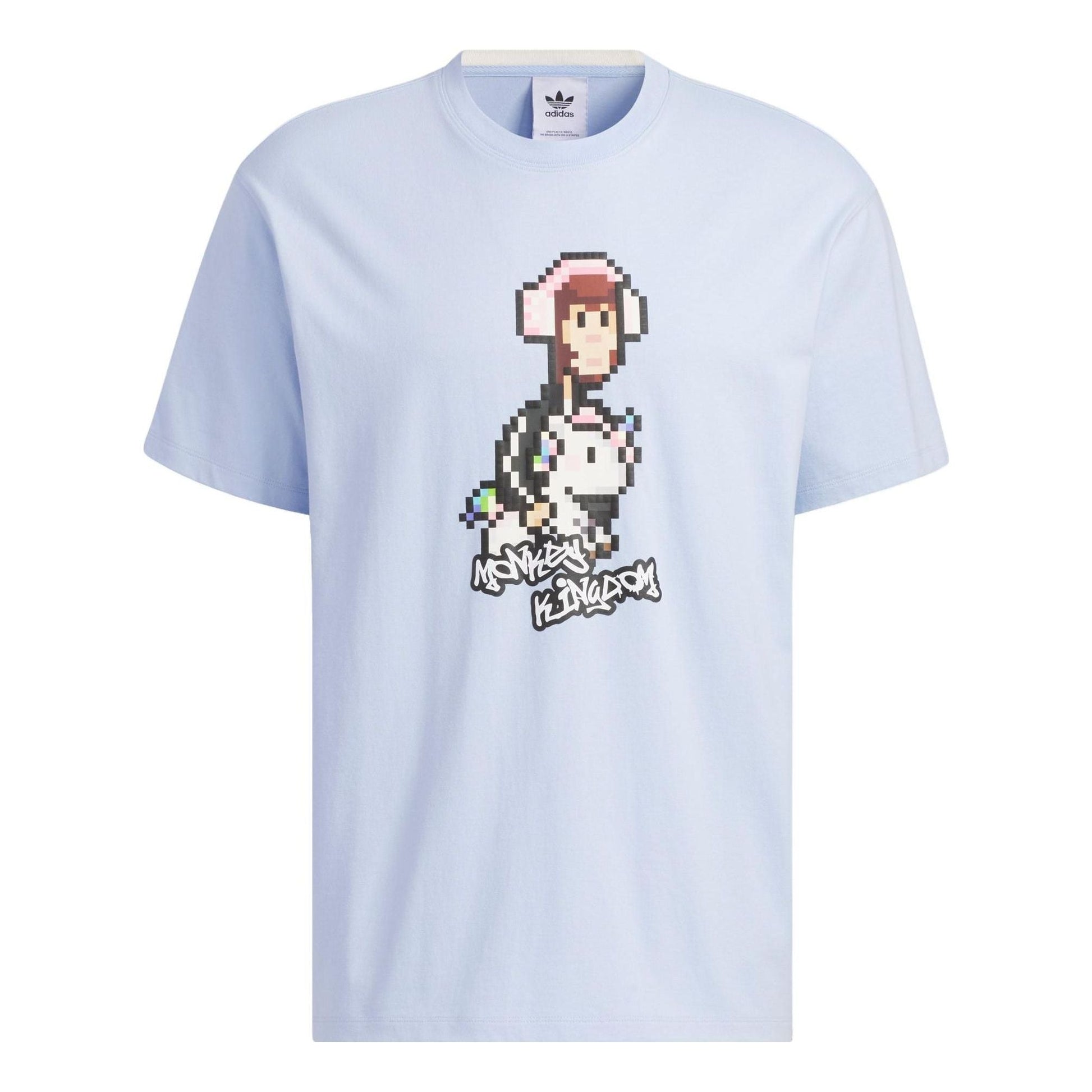 adidas originals x Monkey Kingdom Graphic T-shirt 'Light Blue' IP1799