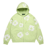 Denim Tears Cotton Wreath Zip Hoodie 'Mint' SS26TZH11413064