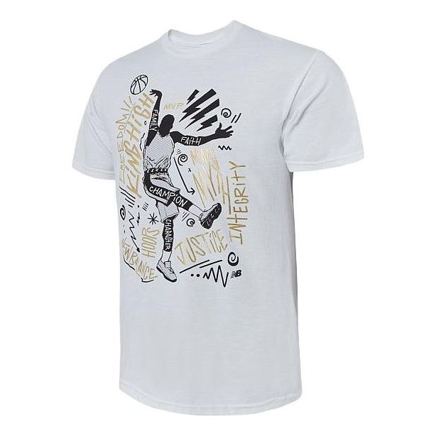 New Balance Kawhi Leonard Mvp Graphic Tee Asia Sizing 'White' MT01603-WT