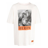 HERON PRESTON SS22 Heron Logo T-shirt 'White' HMAA026C99JER00101100110