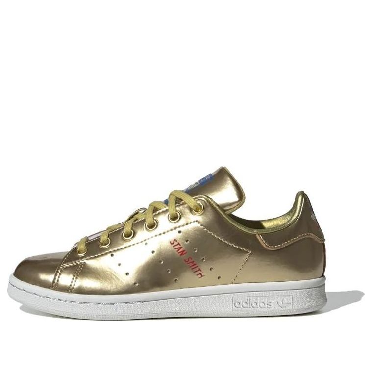 (GS) adidas Stan Smith J 'Gold Metallic' FW8063