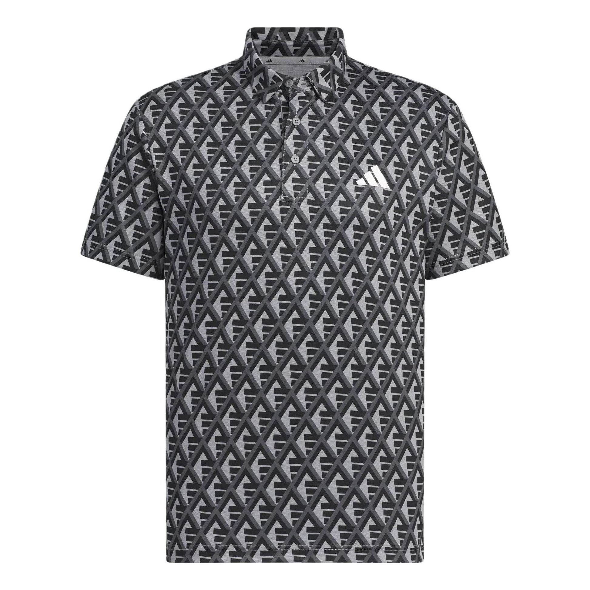 adidas Aeroready Aop Polo Shirt Asia Sizing 'Grey' IN9041