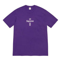 Supreme Week 17 Cross Box Logo Tee LogoT SUP-FW20-371-PUR