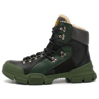 Gucci Flashtrek High-top With Wool 'Black Green' 548714-D6090-1087